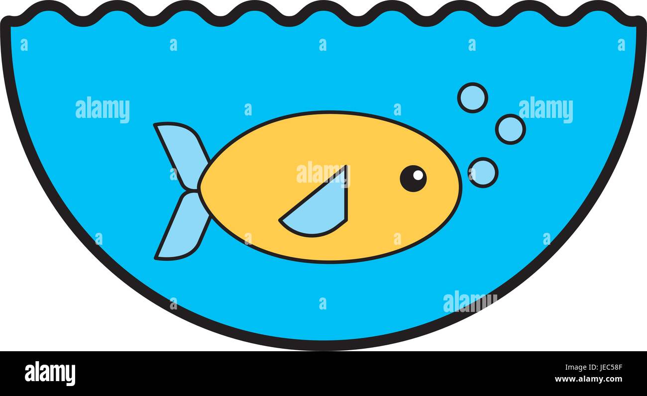sea fish swiming icon Stock Vector Image & Art - Alamy