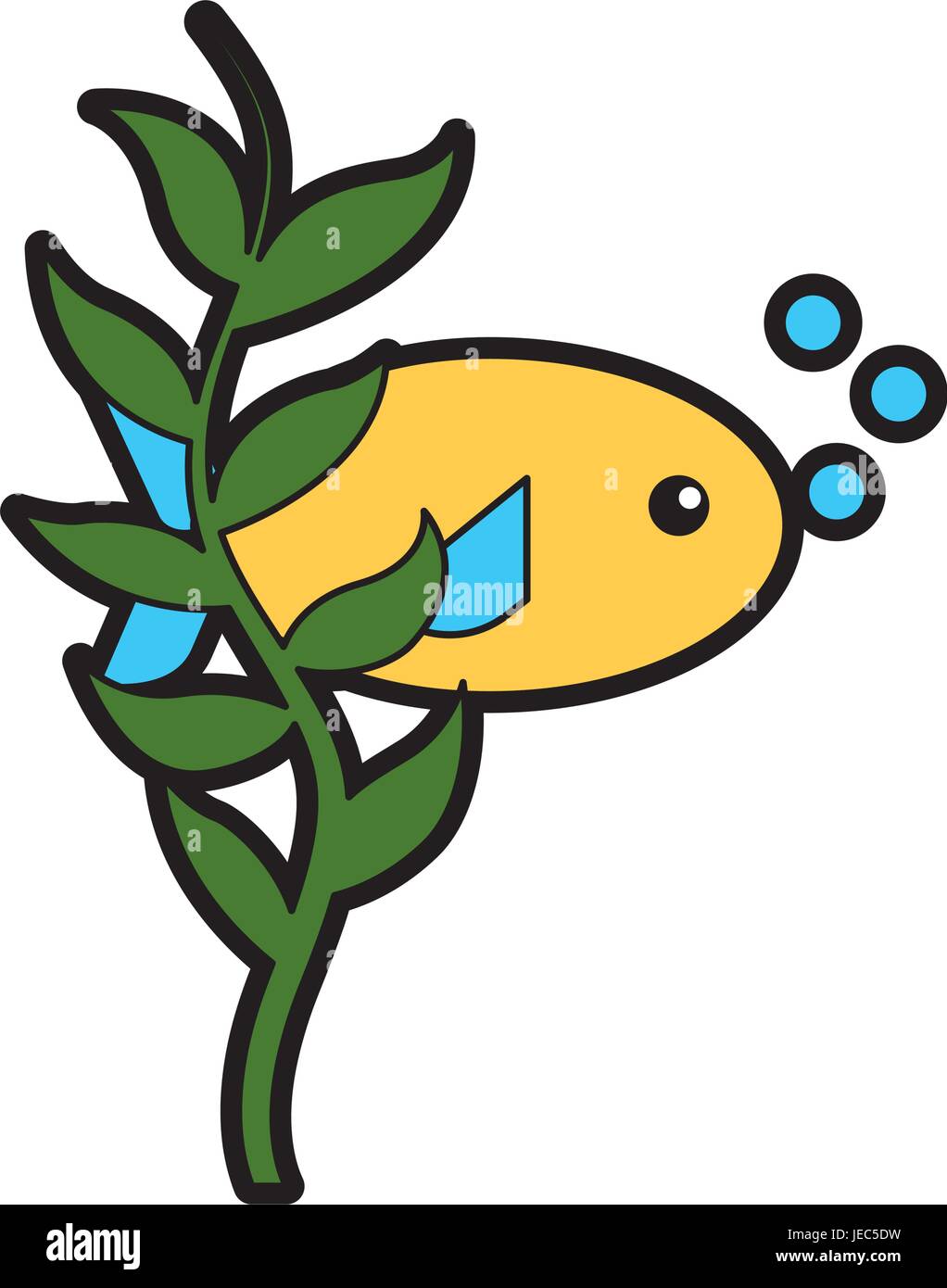 sea fish swiming icon Stock Vector Image & Art - Alamy