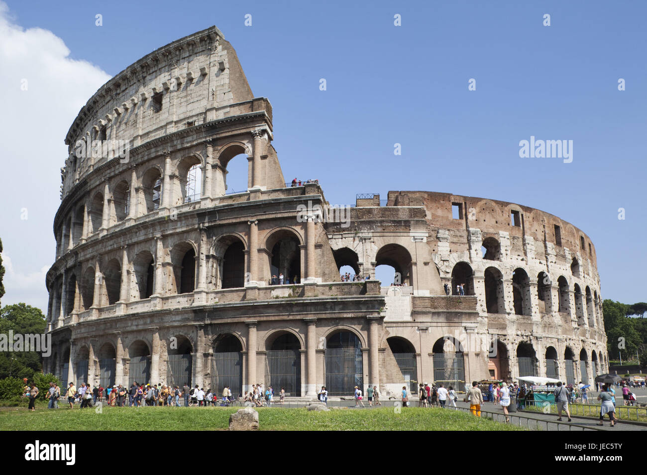 Italy, Rome, Coliseum, Stock Photo