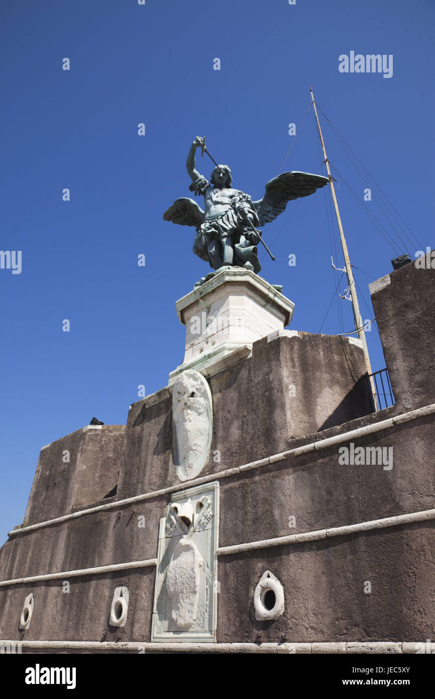 St. Michael's Rome Statue of michael the archangel hi-res stock photography and images - Alamy