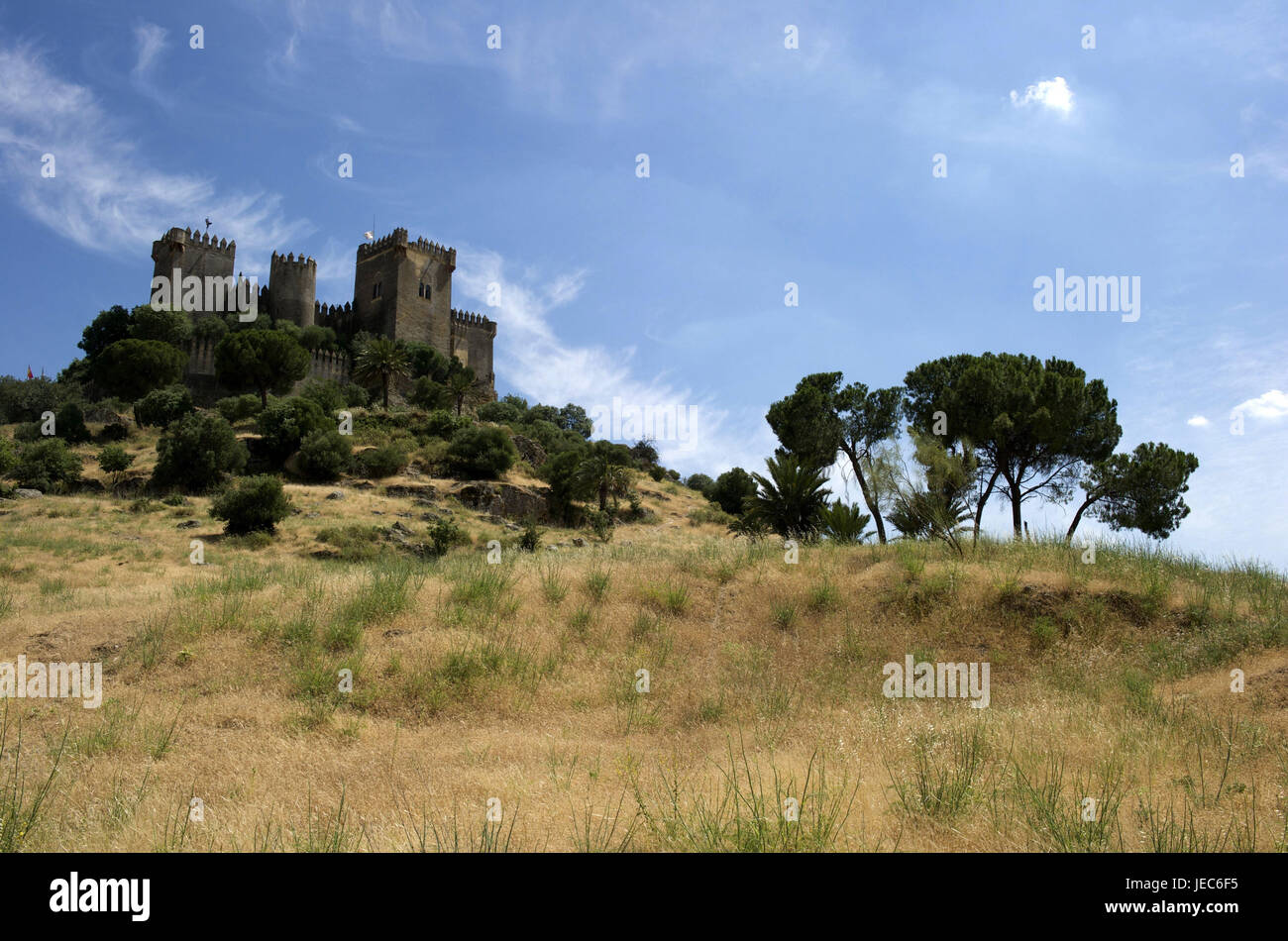 Spain, Andalusia, region of Cordoba, castle, Almodovar del Rio, Stock Photo