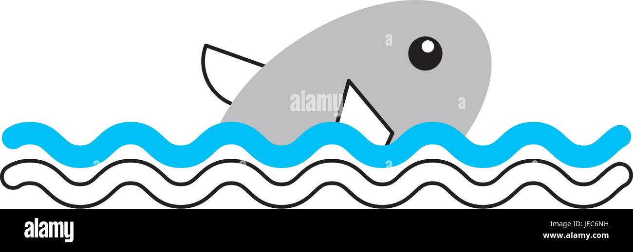 sea fish swiming icon Stock Vector Image & Art - Alamy