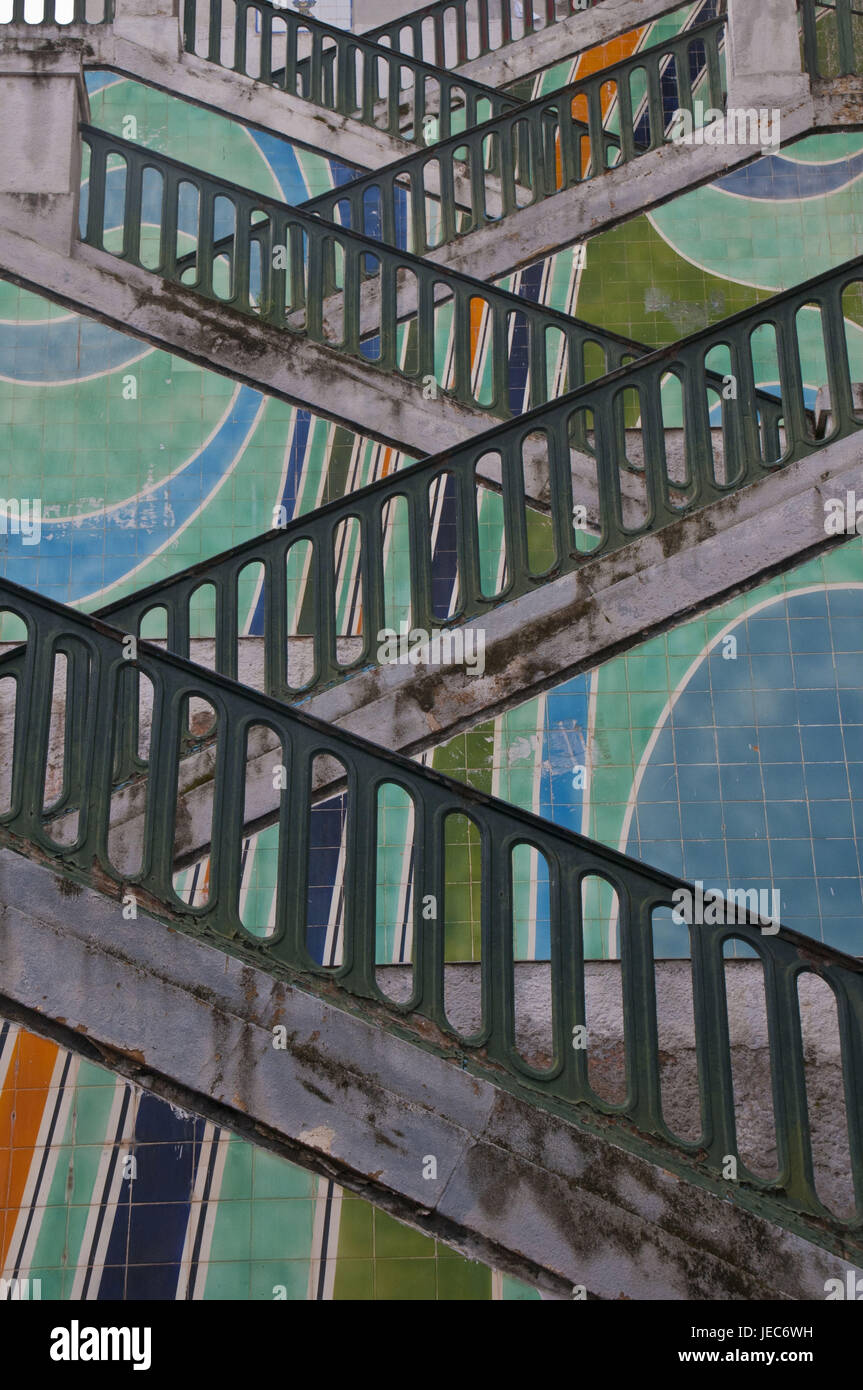 Colorfully painted steps hi-res stock photography and images - Alamy