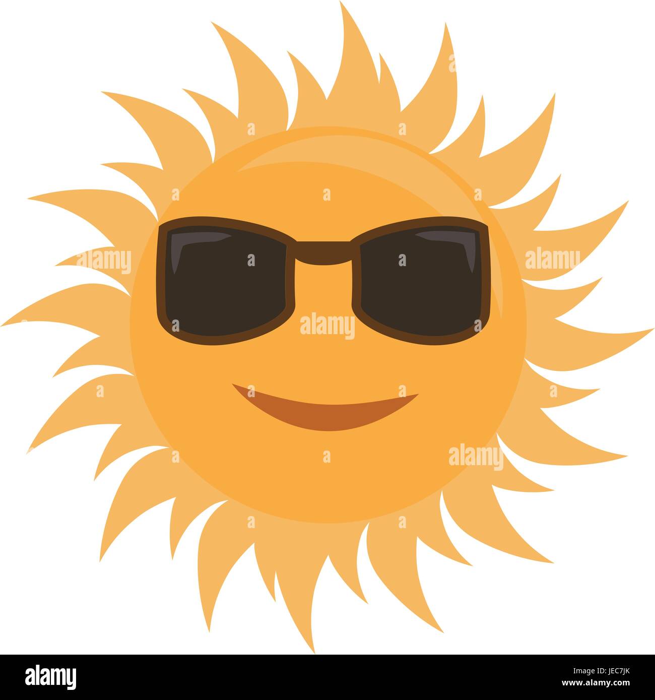 3D realistic sun with sunglasses, vector illustration - stock vector  1838399 | Crushpixel