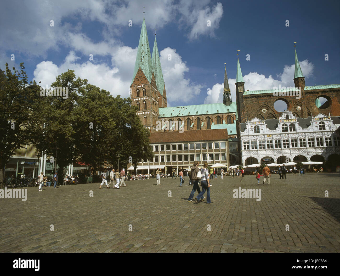 Germany, Schleswig Holstein, Lübeck, Old Town, city hall, Renaissance