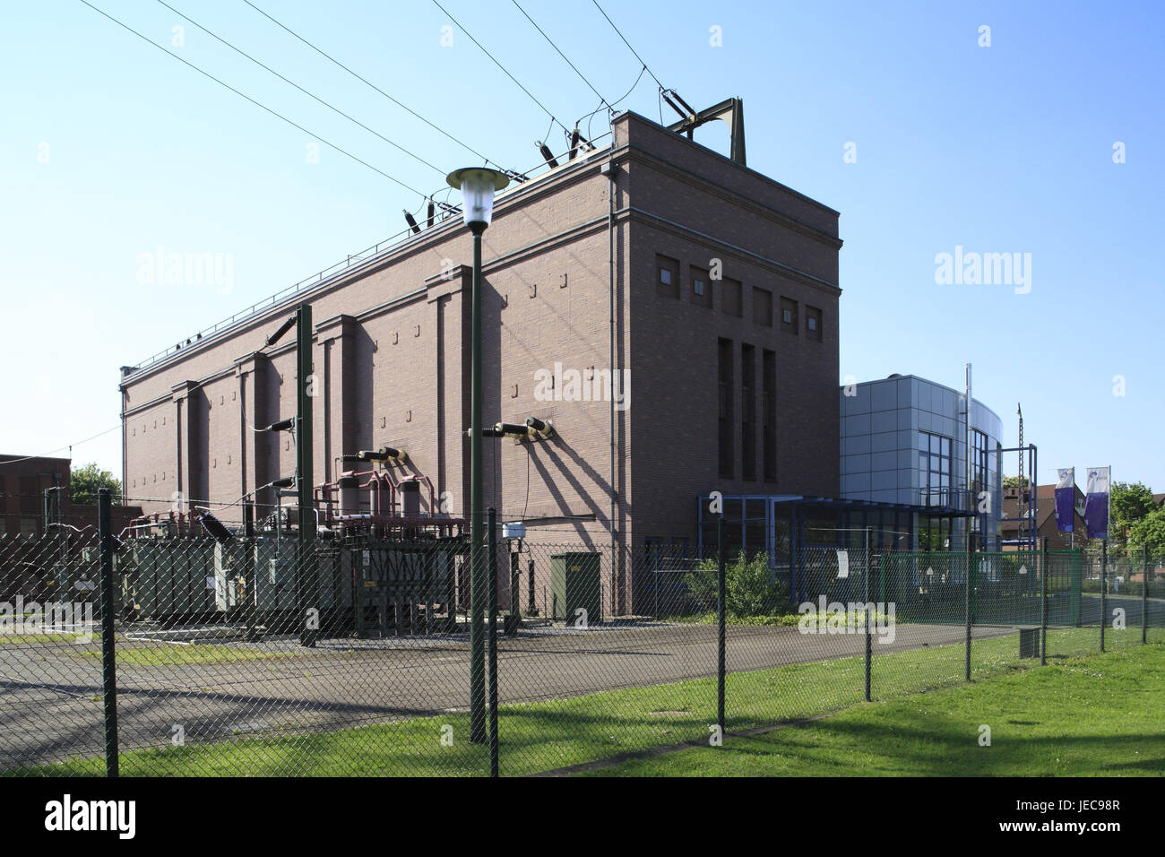 Germany, Recklinghausen, North Rhine-Westphalia, transformer attachment, museum current and life, Stock Photo