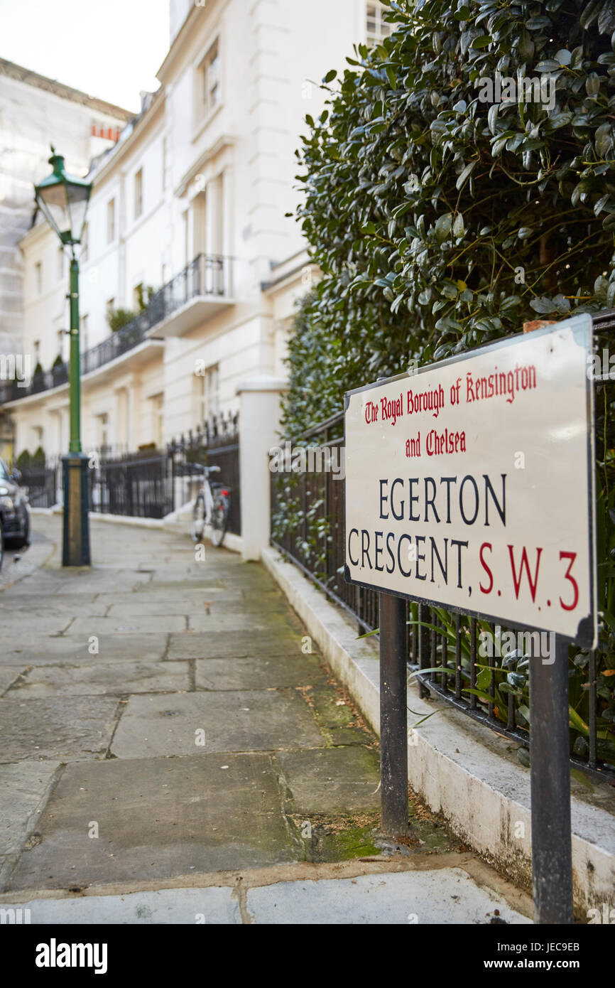Egerton Crescent, London, UK Stock Photo Alamy