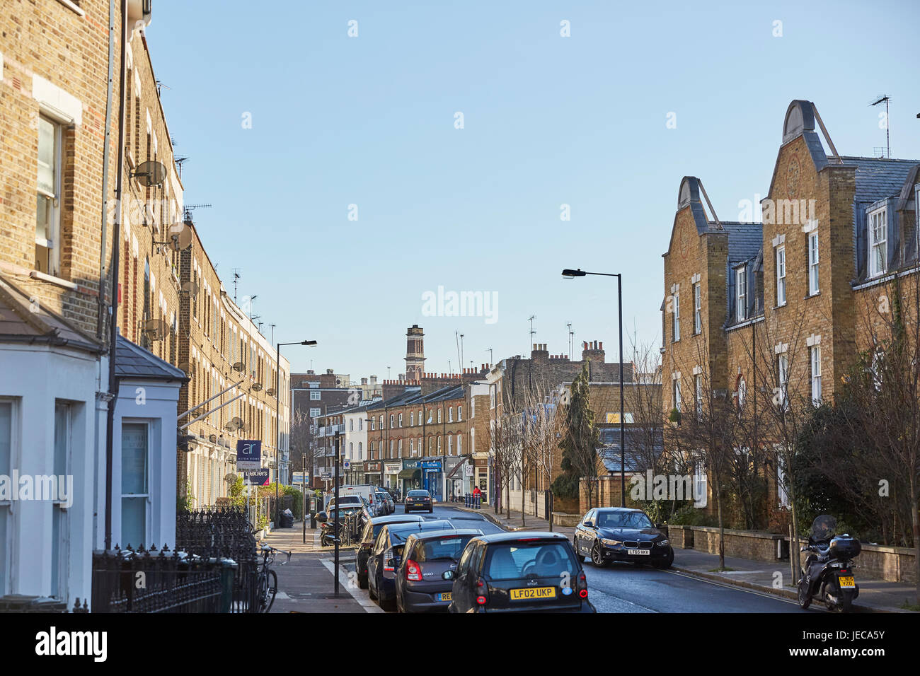 Blythe Road, London, UK Stock Photo Alamy