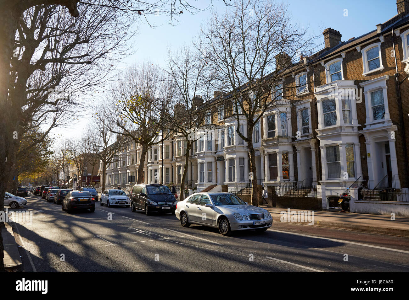 Shepherds Bush Road, London, UK Stock Photo Alamy