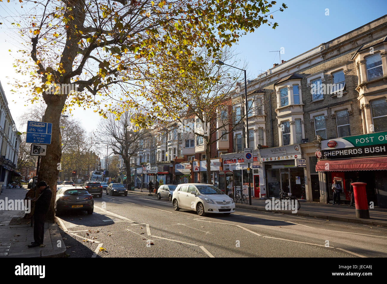 Shepherds Bush Road, London, UK Stock Photo Alamy