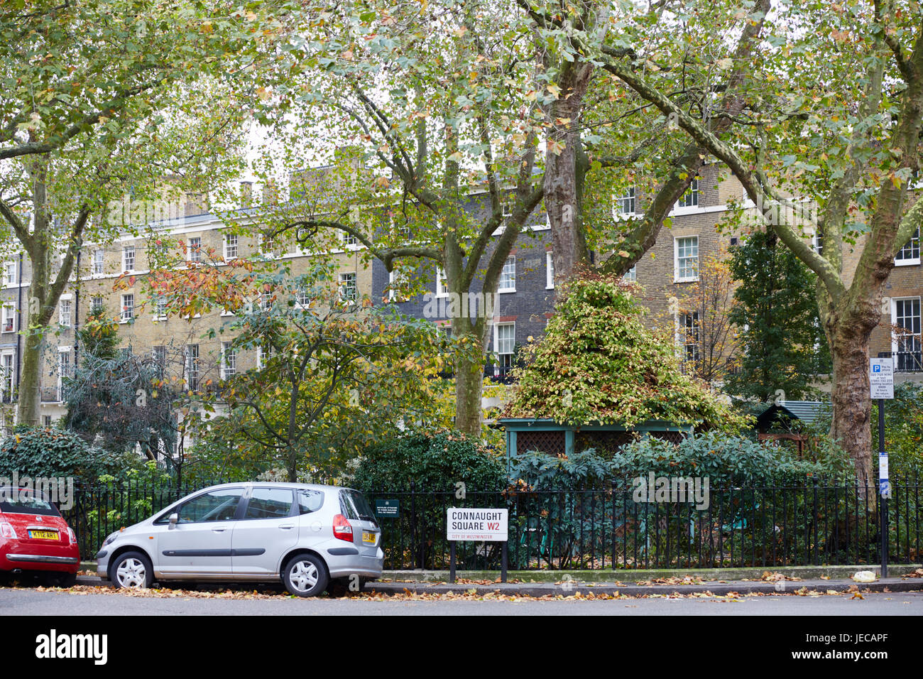 Connaught Square, London, UK Stock Photo Alamy