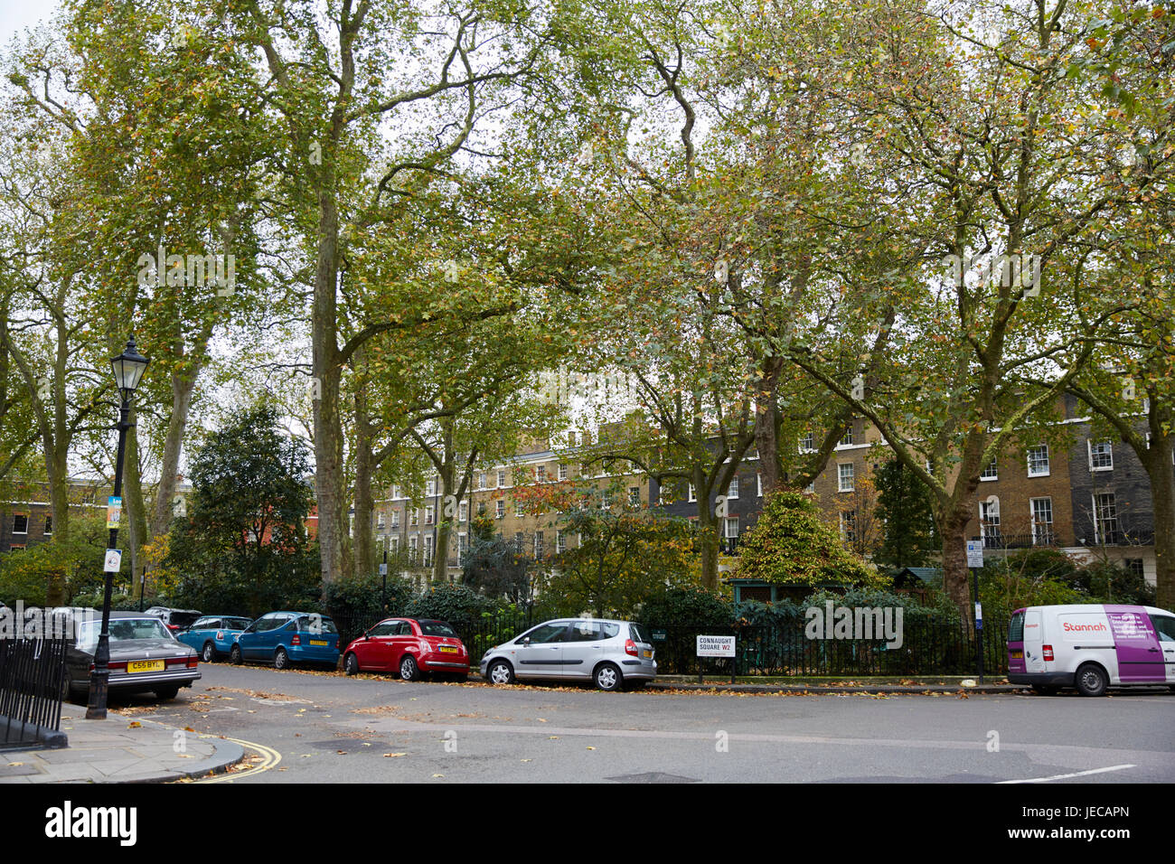 Connaught Square, London, UK Stock Photo Alamy