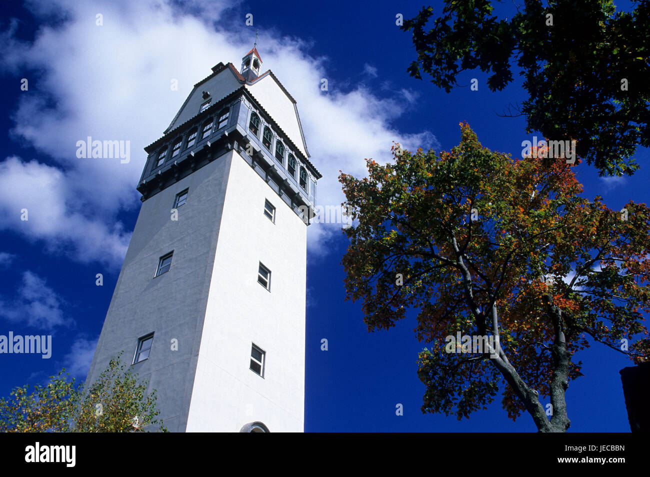 Heublein Tower, Talcott Mountain State Park, Connecticut Stock Photo