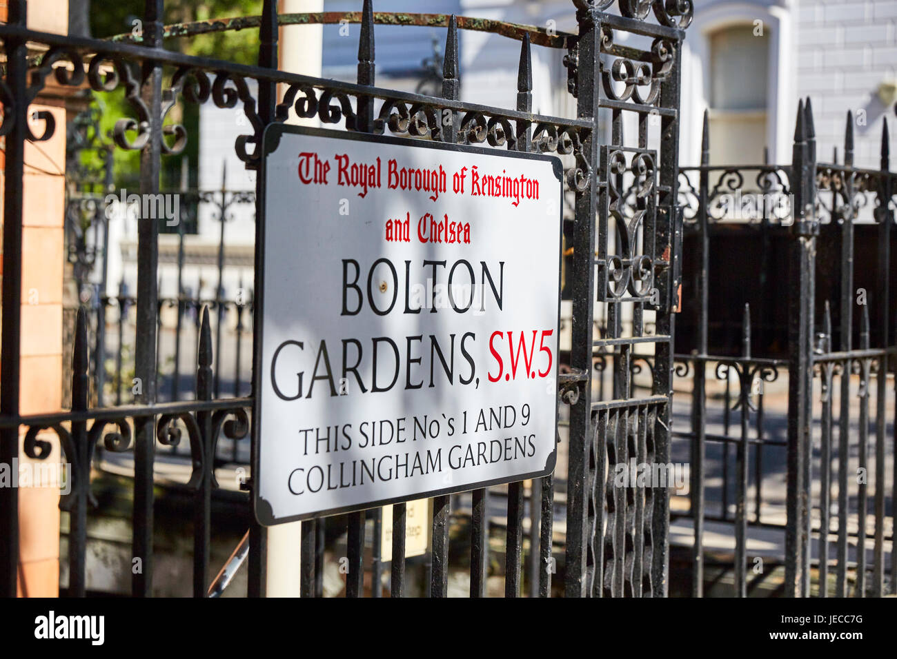 Bolton Gardens, London, UK Stock Photo Alamy