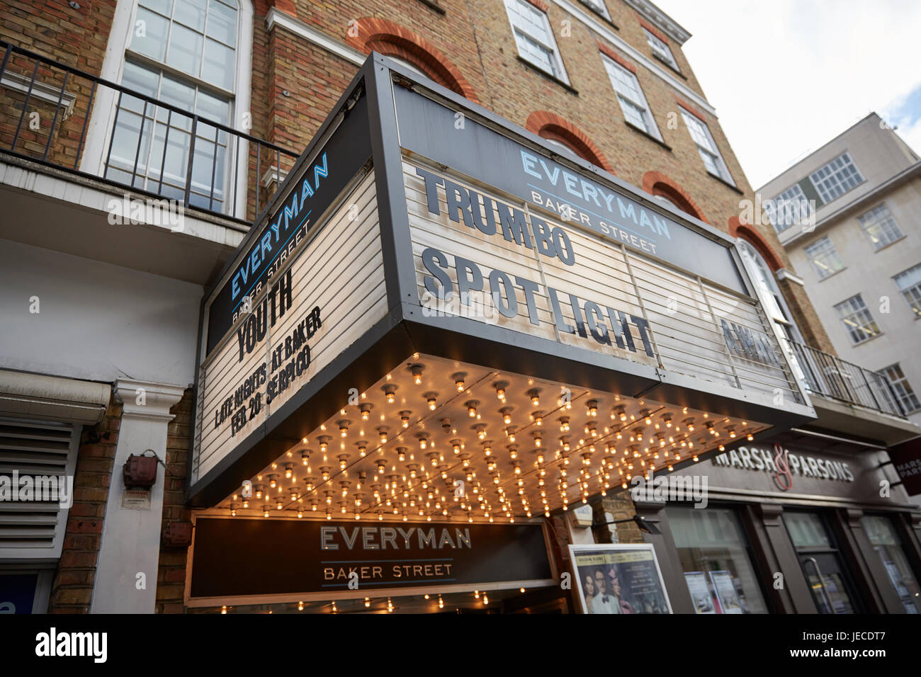Everyman cinema sign hi-res stock photography and images - Alamy