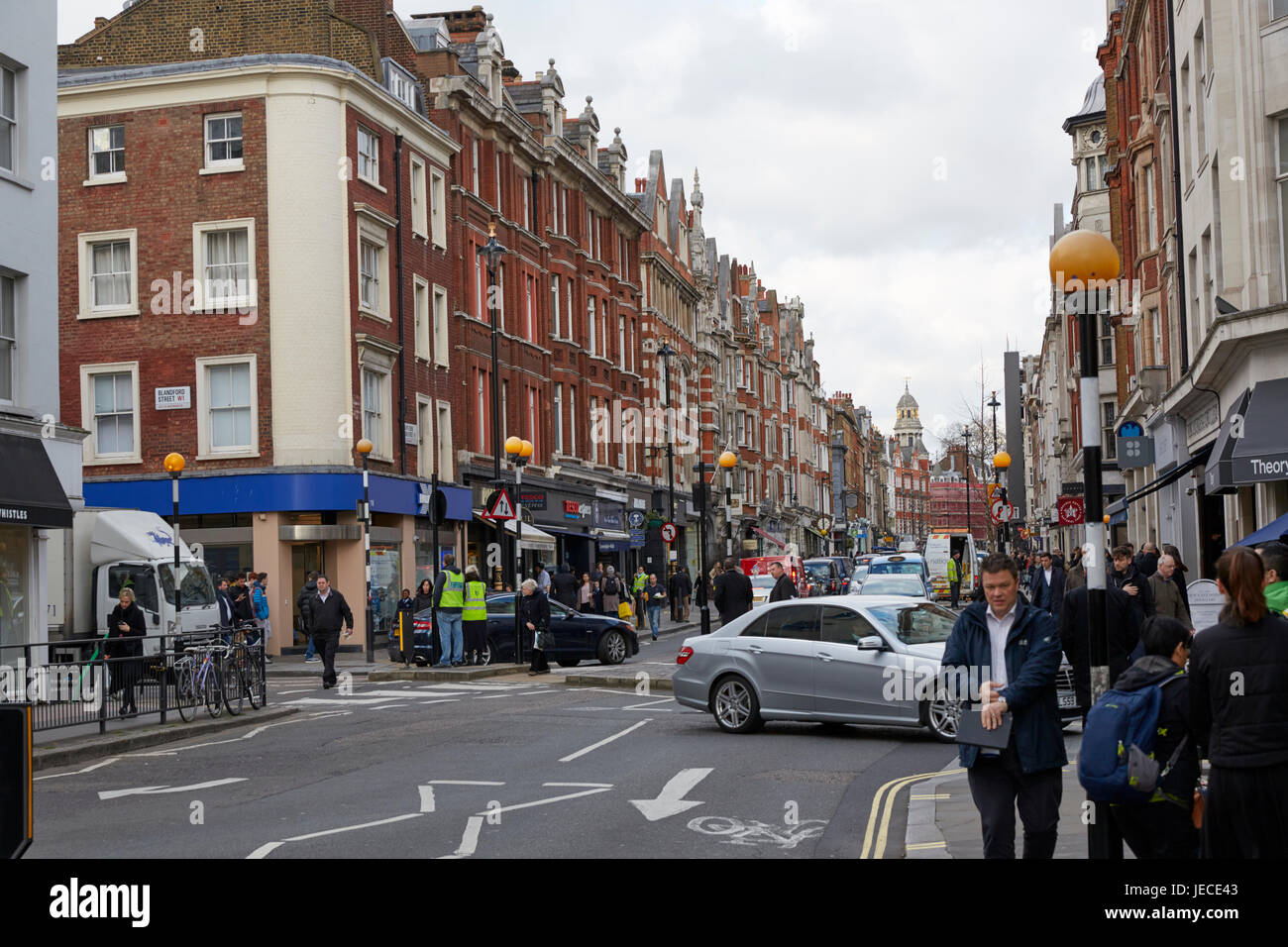 Marylebone High Street, London, UK Stock Photo
