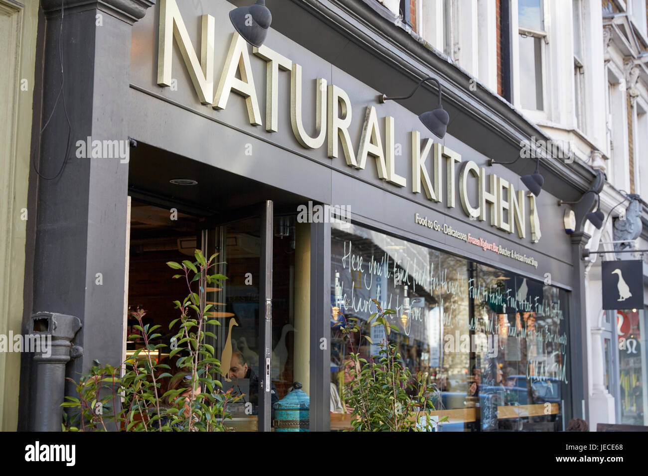 Natural Kitchen, London, UK Stock Photo - Alamy