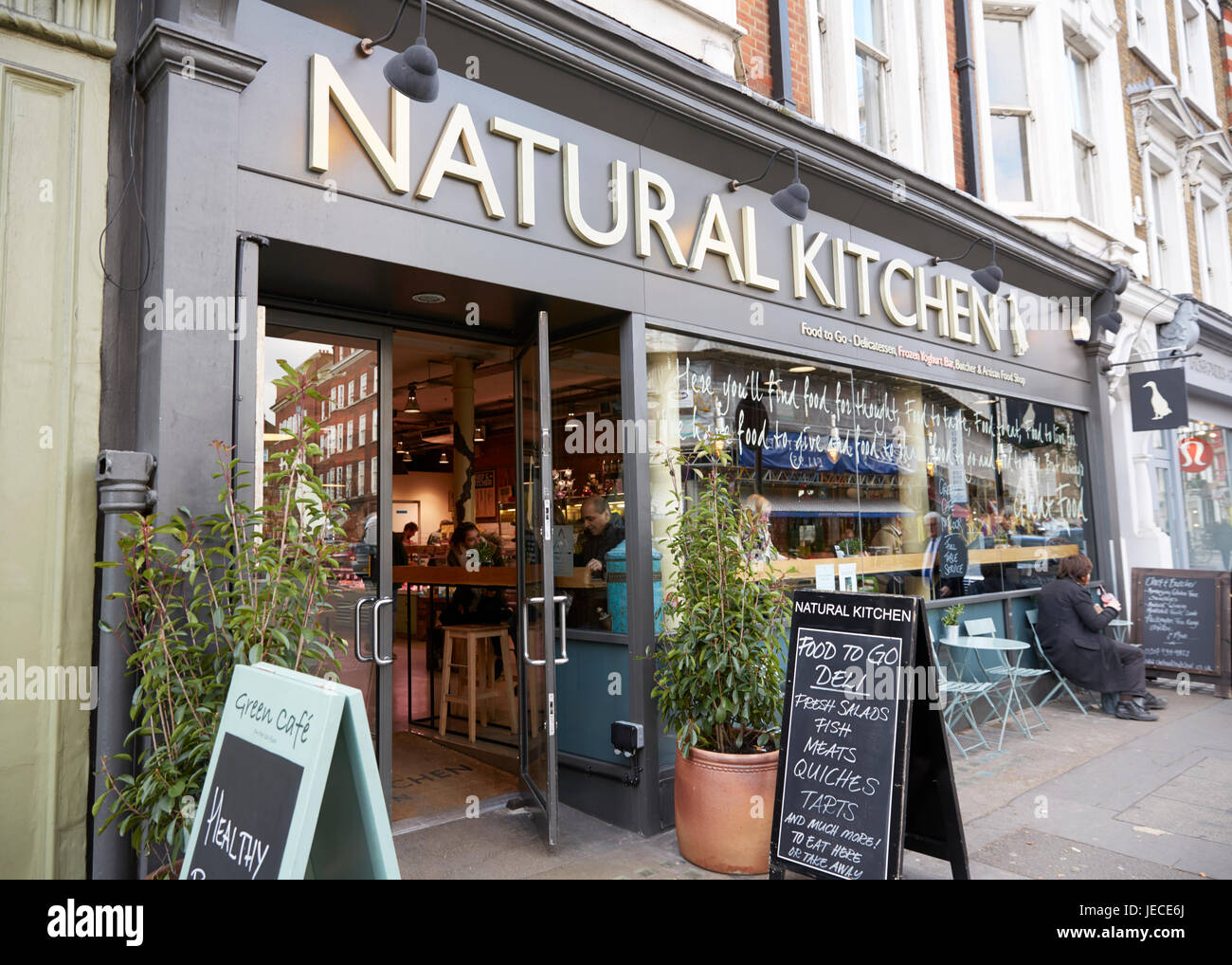 Natural Kitchen, London, UK Stock Photo - Alamy