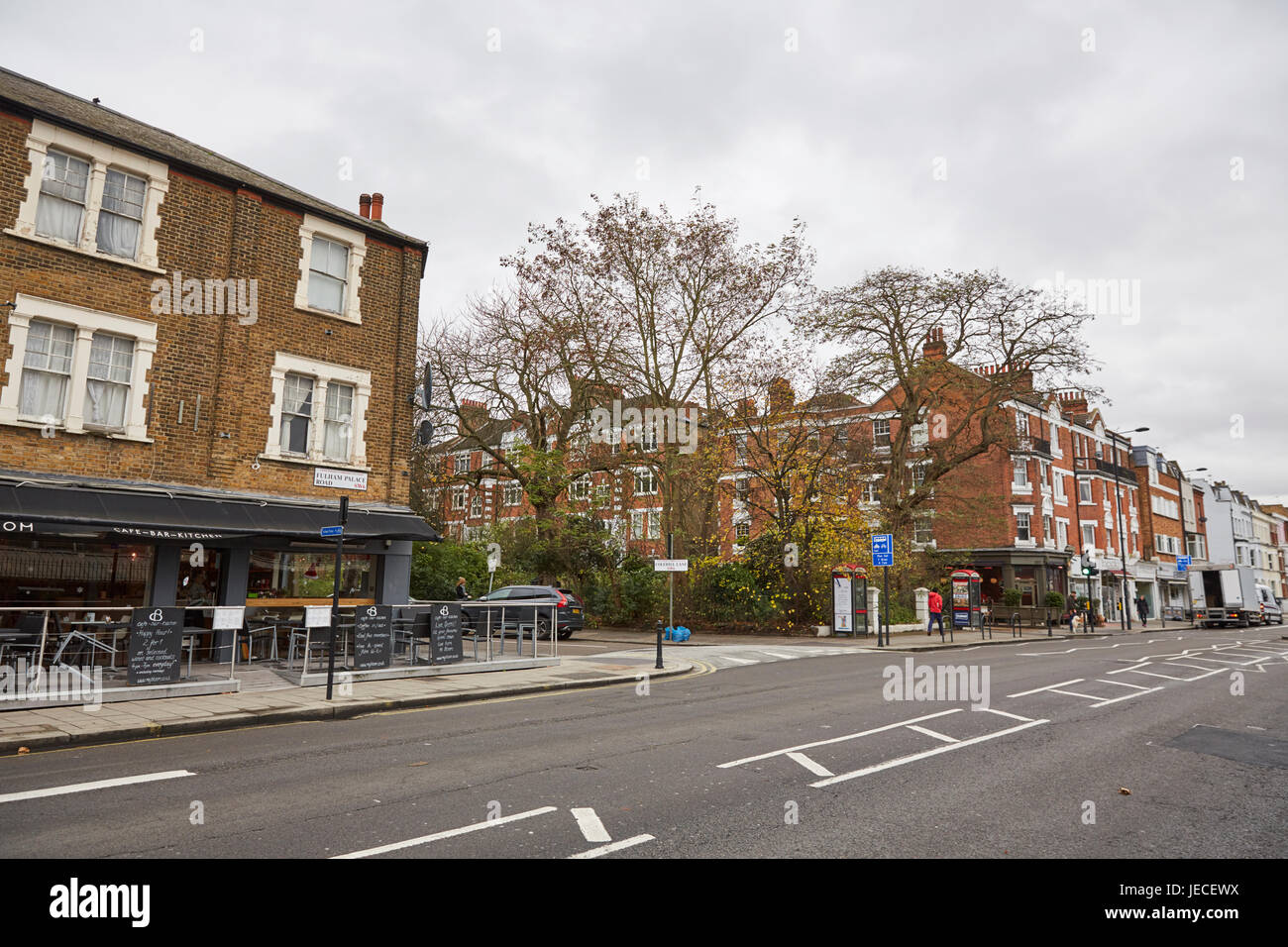 Fulham Palace Road, London, UK Stock Photo Alamy
