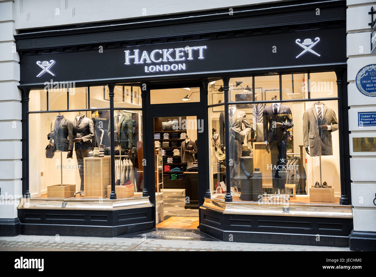Hackett London, London, UK Stock Photo 