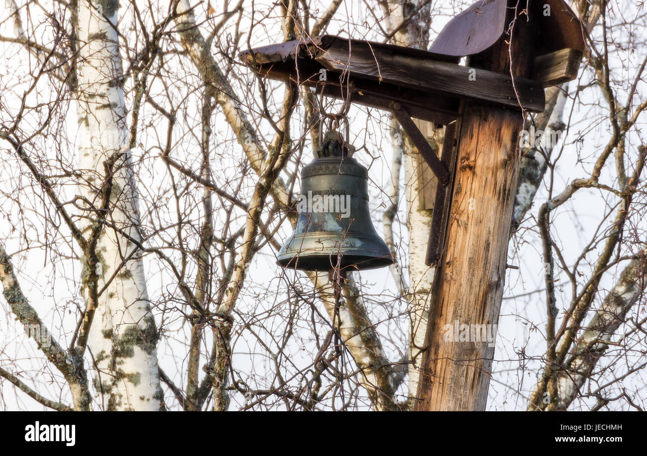 Old Russian church bell Stock Photo - Alamy