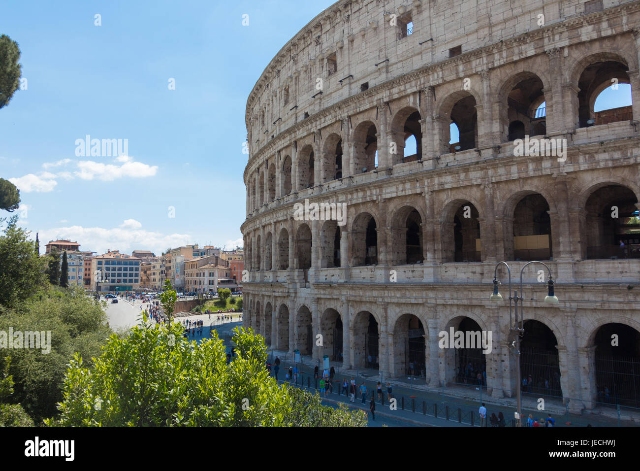 The Magnificent Coliseum - Rome - Italy Stock Photo