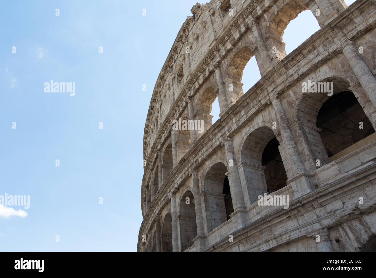 The Magnificent Coliseum - Rome - Italy Stock Photo