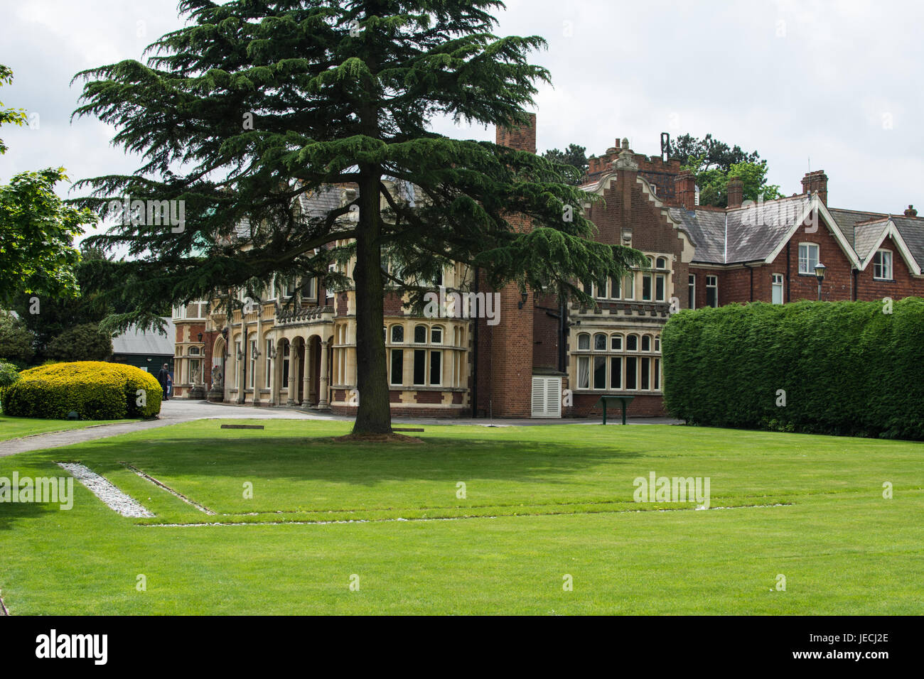 Bletchley Park house and grounds England Stock Photo Alamy