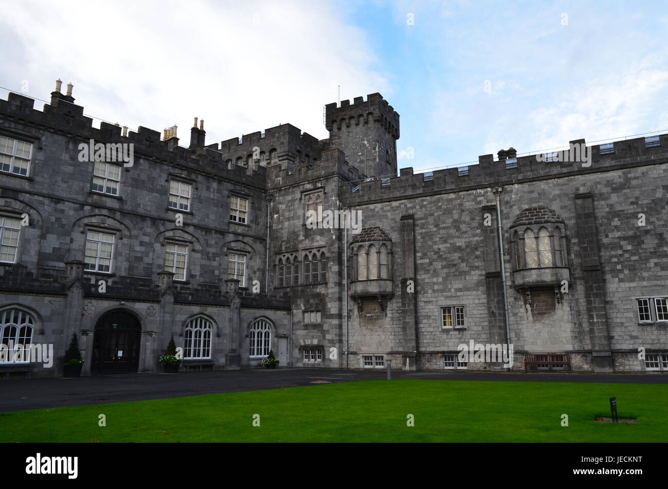 Details of Kilkenny Castle and Its Garden, Ireland Stock Photo