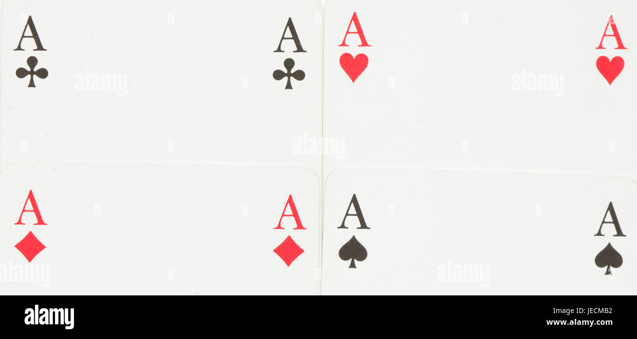 Four Aces, Card Game Stock Photo Alamy