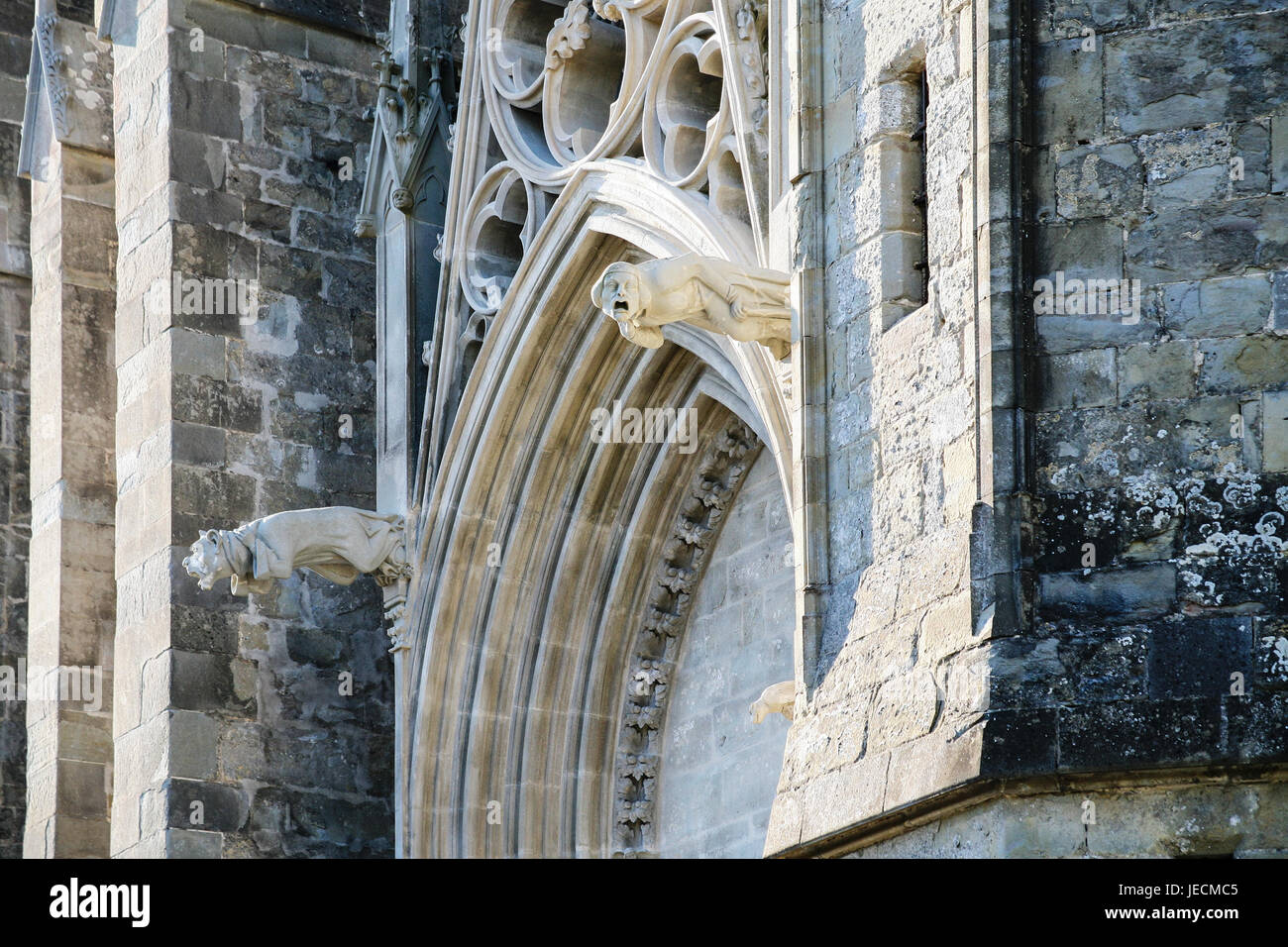 Travel To Occitanie France Portal Of Basilica Of Saints Nazarius And Celsus Eglise Saint Nazaire De Carcassonne Basilique Saint Nazaire In Cite Stock Photo Alamy