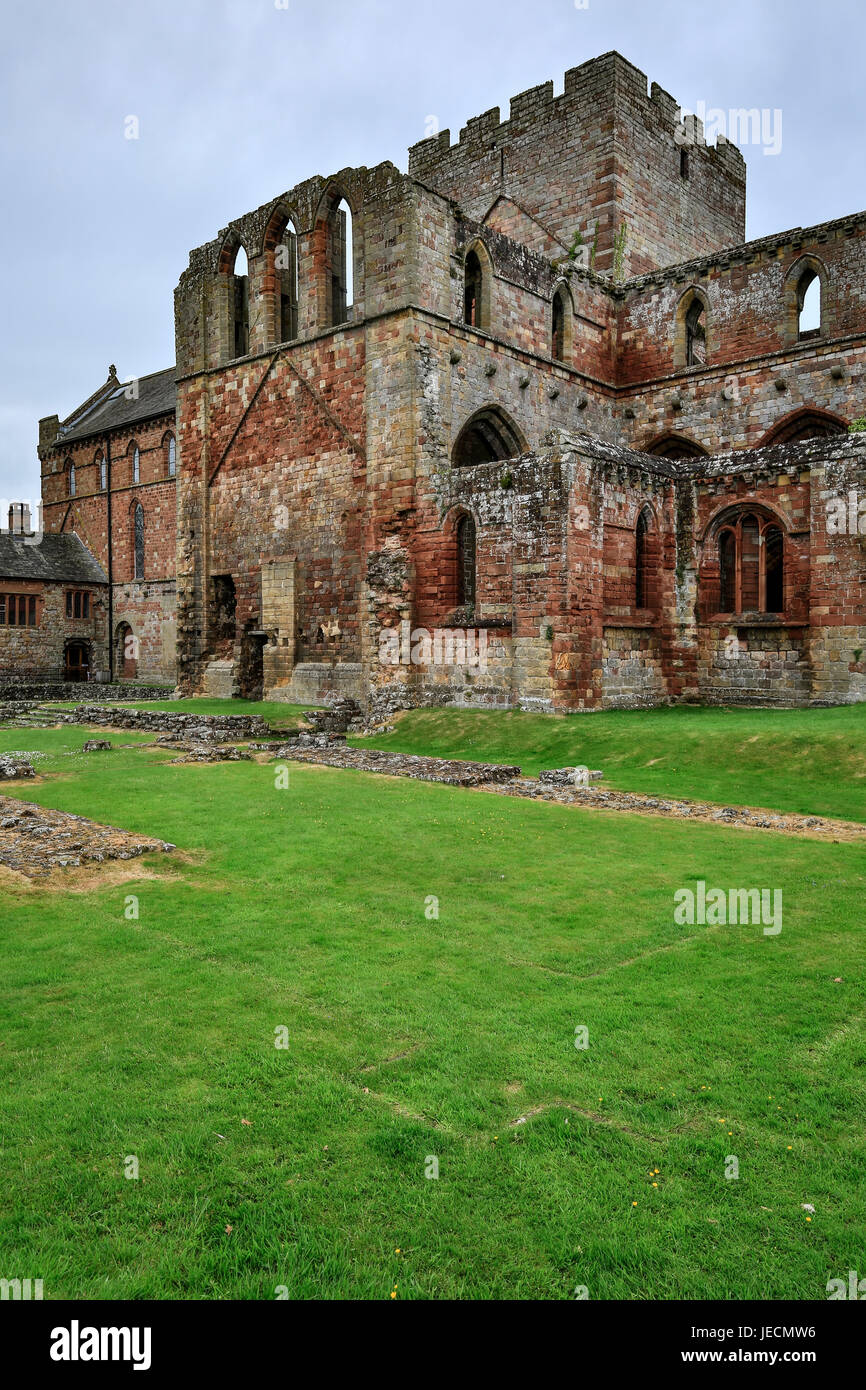 Ruins of Lanercost Priory, North Brampton, Cumbria, England, United Kingdom Stock Photo