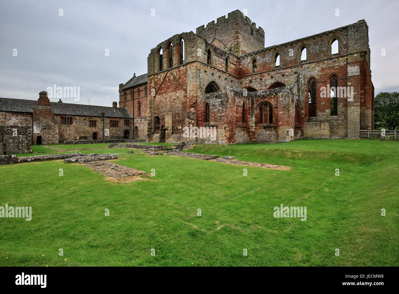 Ruins of Lanercost Priory, North Brampton, Cumbria, England, United Kingdom Stock Photo