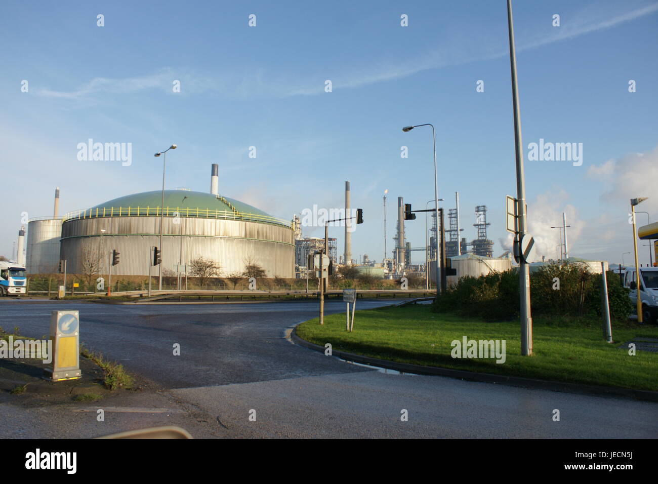 Humber Refinery, Lincolnshire, Stock Photo