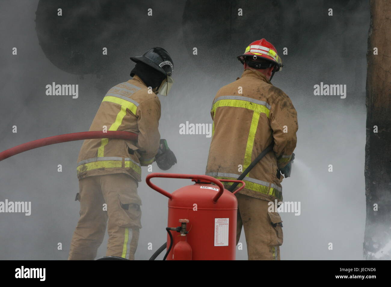 petroleum fuel fire, industrial fire fighting Stock Photo - Alamy