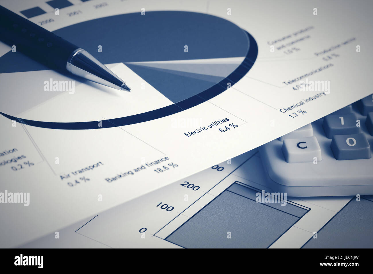 Stock market graphs and charts analysis Stock Photo - Alamy