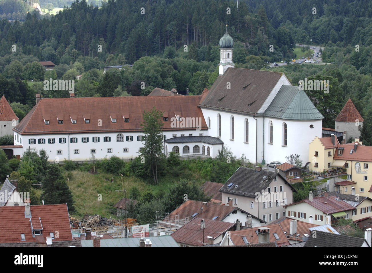 Germany, Bavaria, to feet, Franciscan's cloister, Stock Photo