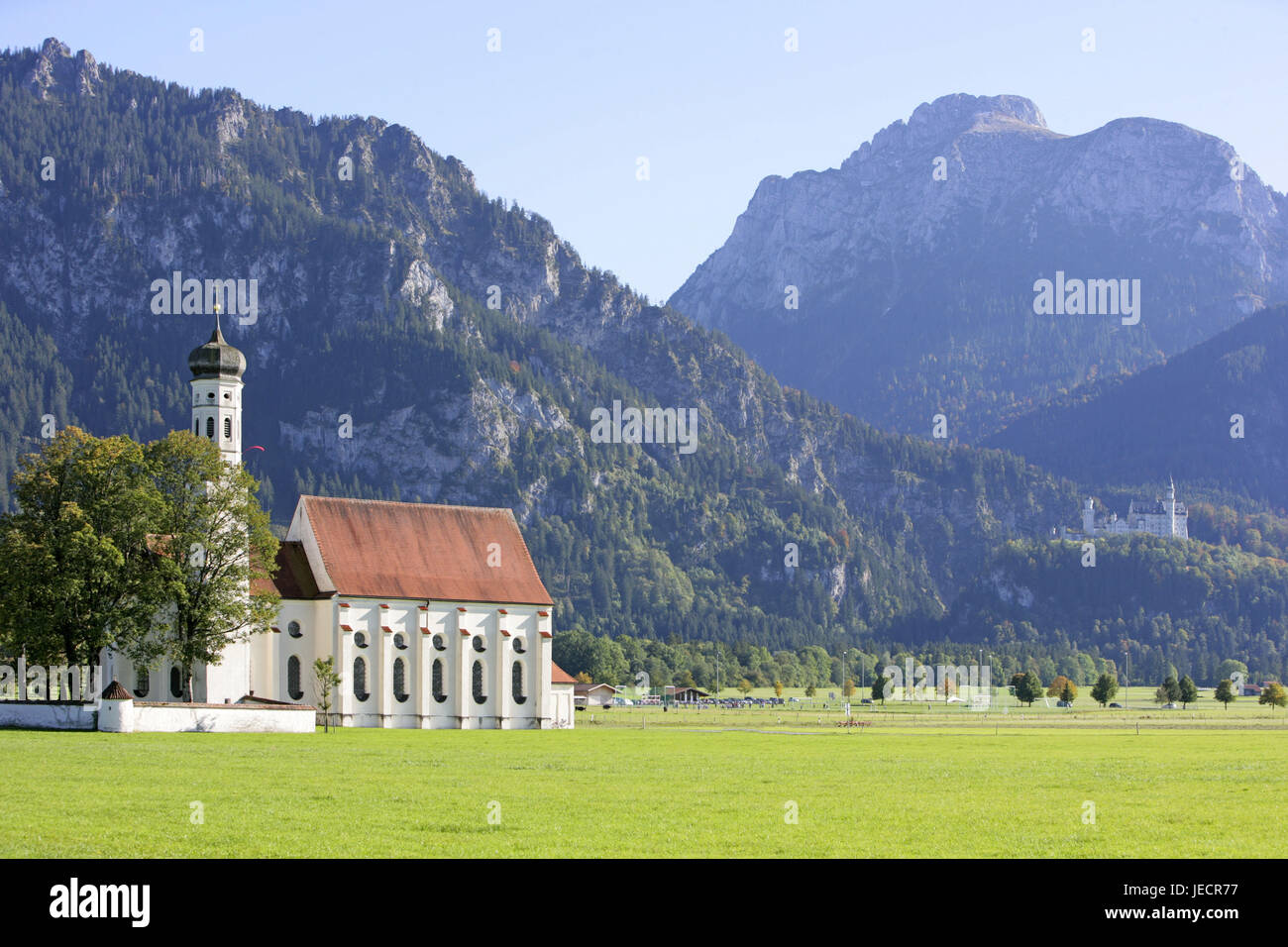 Germany, Bavaria, east Allgäu, pilgrimage church 'piece Coloman', Stock Photo