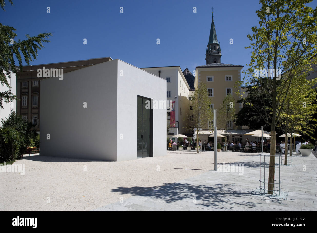 Austria, Salzburg, Max Reinhardt square, Anselm Kiefer Pavillon, Stock Photo