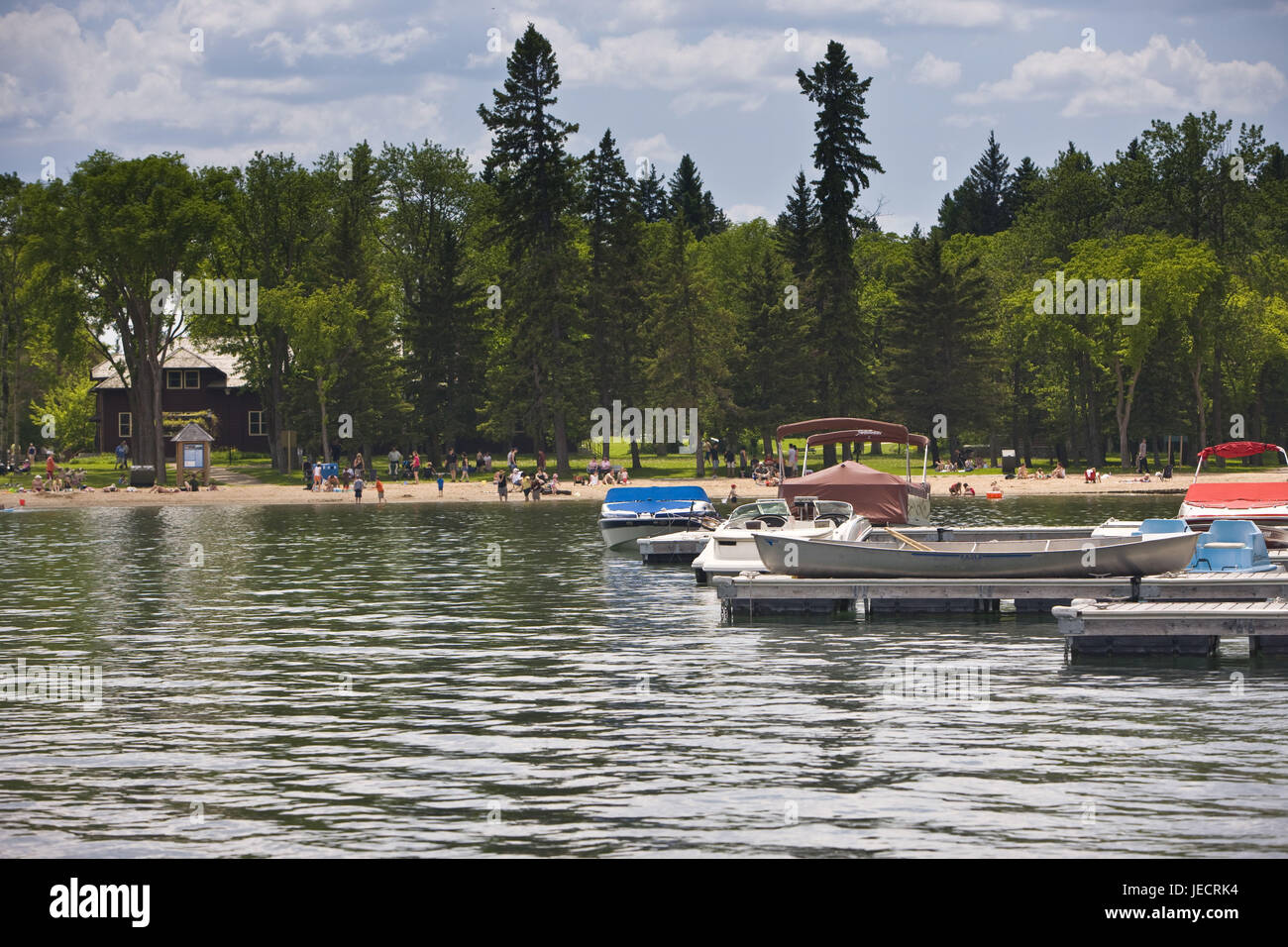 Canada, Manitoba, Riding Mountain Nationwide park, Wasagaming, Clear