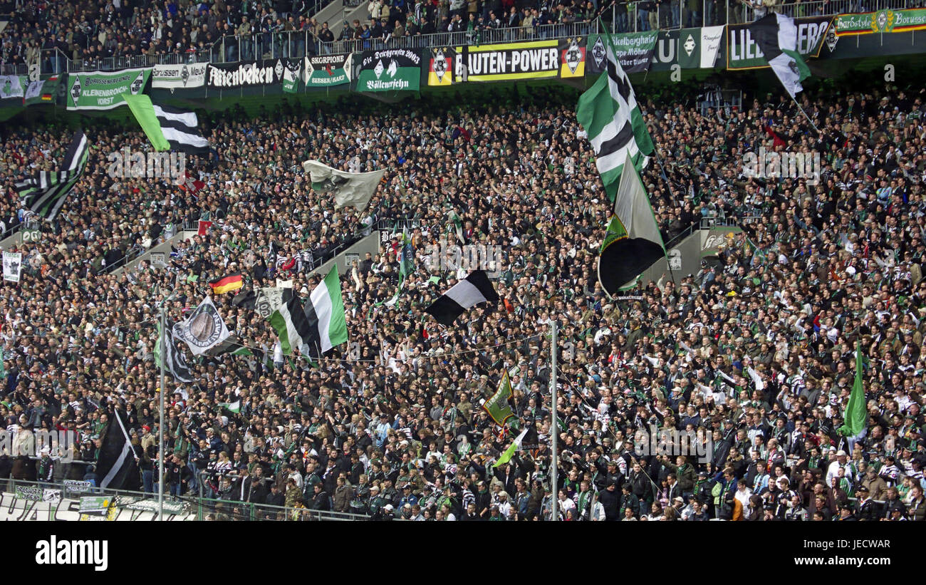 Germany, North Rhine-Westphalia, brook Mönchenglad, Borussia park, stadium, spectator, stand, Stock Photo