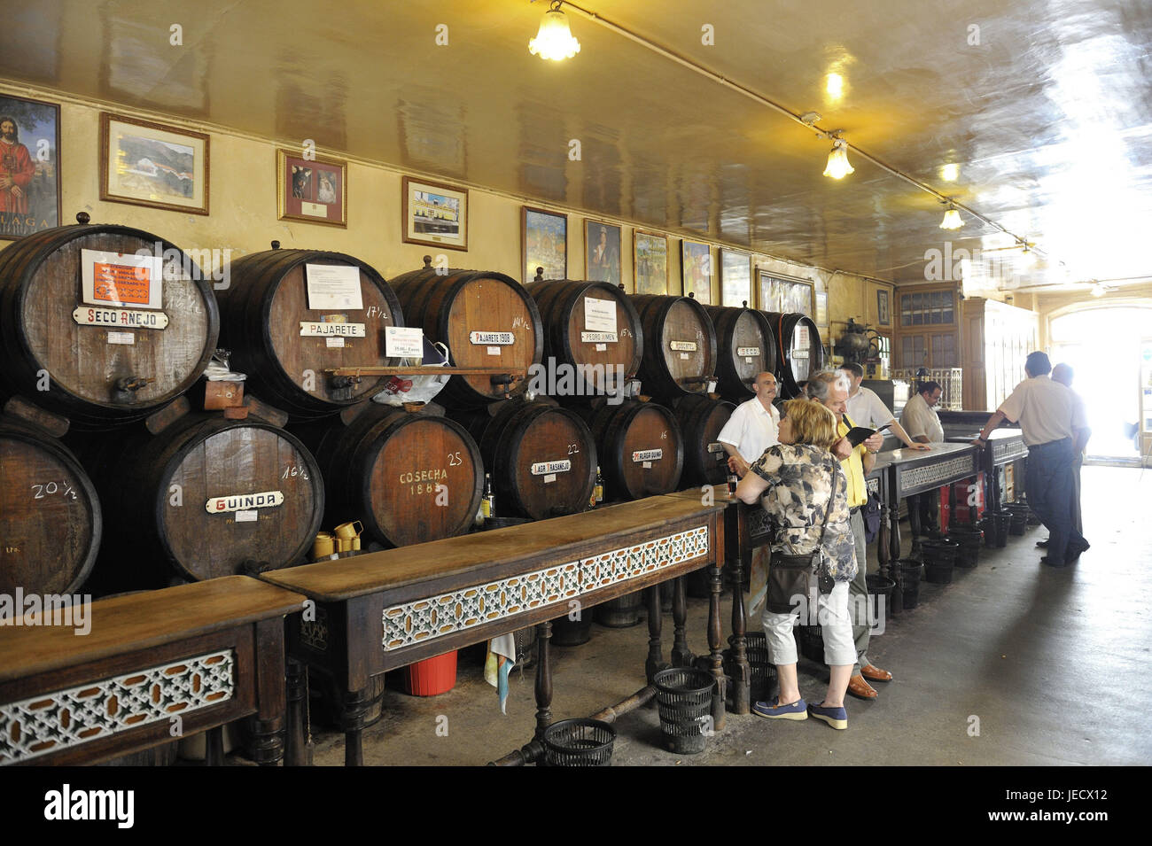 Malaga wine barrels hires stock photography and images Alamy