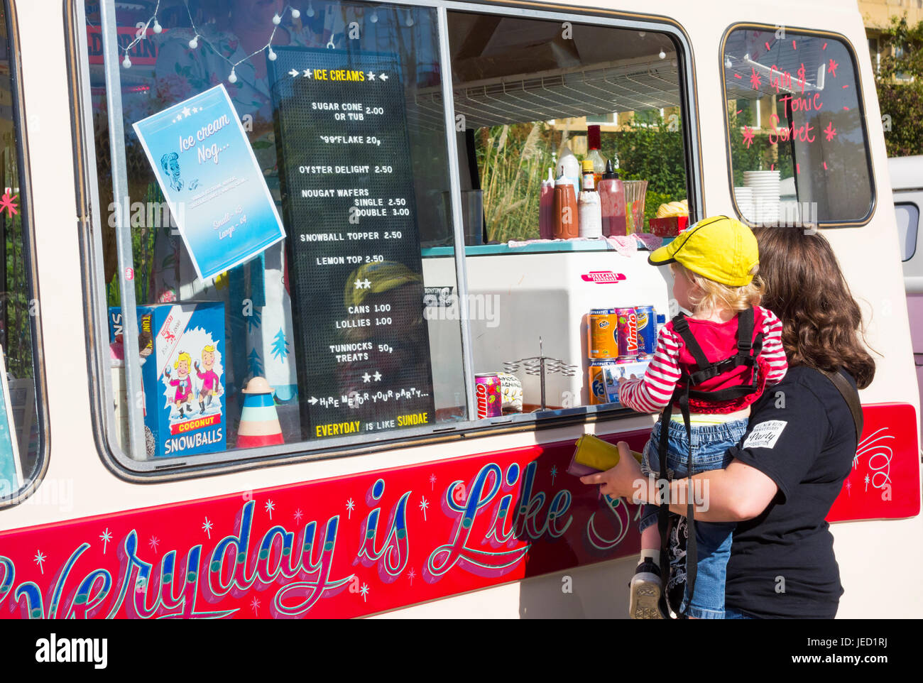 Ice Cream van. UK Stock Photo Alamy