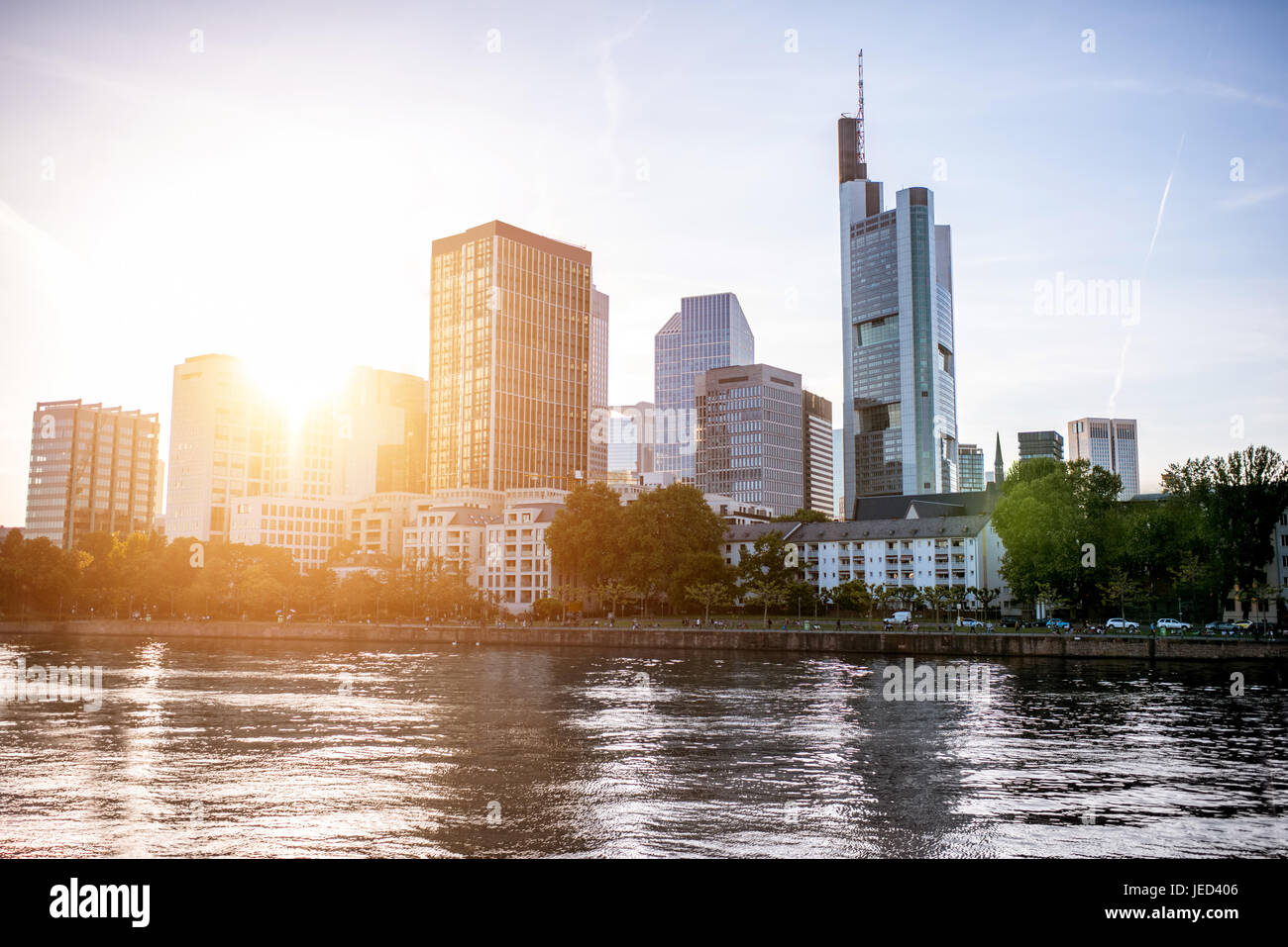 Frankfurt am Main cityscape Stock Photo - Alamy