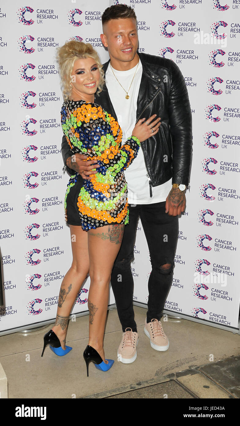 Olivia Buckland attends the Jog on for Cancer Event, Kensington Roof
