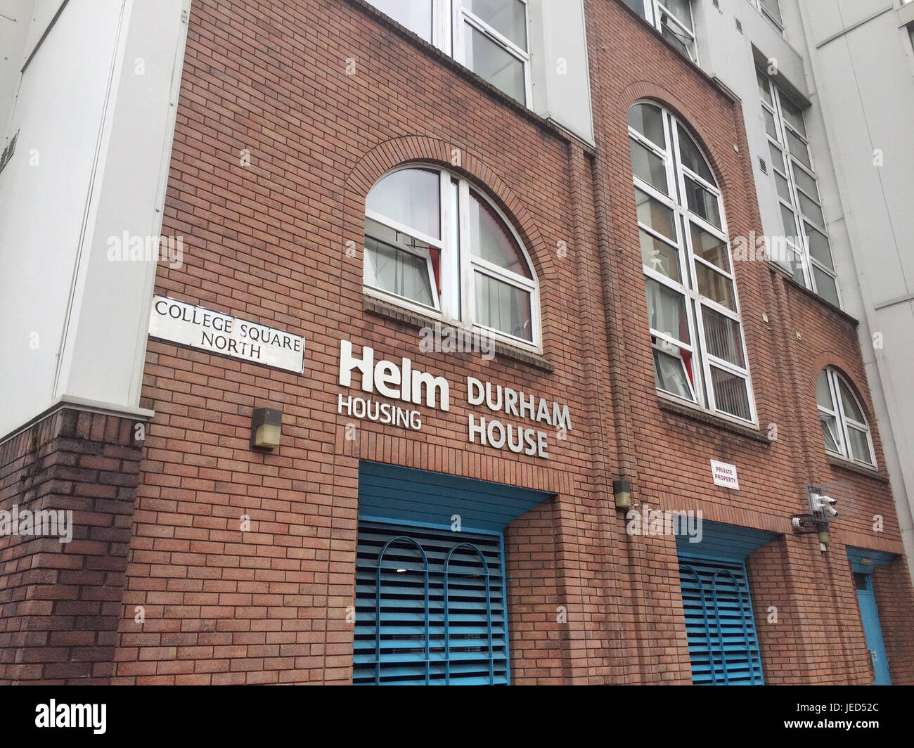 A general view of Durham House in Belfast, a high rise building block