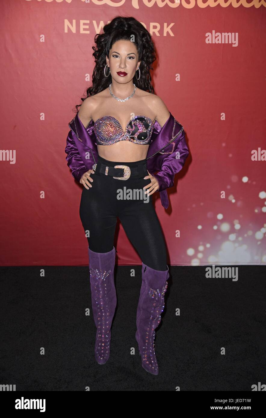 New York, NY, USA. 23rd June, 2017. Selena Quintanilla in attendance for Madame Tussauds New York Unveils Selena Quintanilla's Wax Figure to Launch, Madame Tussauds, New York, NY June 23, 2017. Credit: Derek Storm/Everett Collection/Alamy Live News Stock Photo