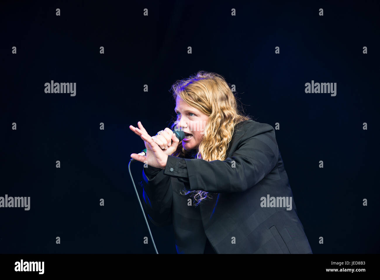 Glastonbury, Somerset, UK. 23rd June, 2017. Kate Tempest, spoken word