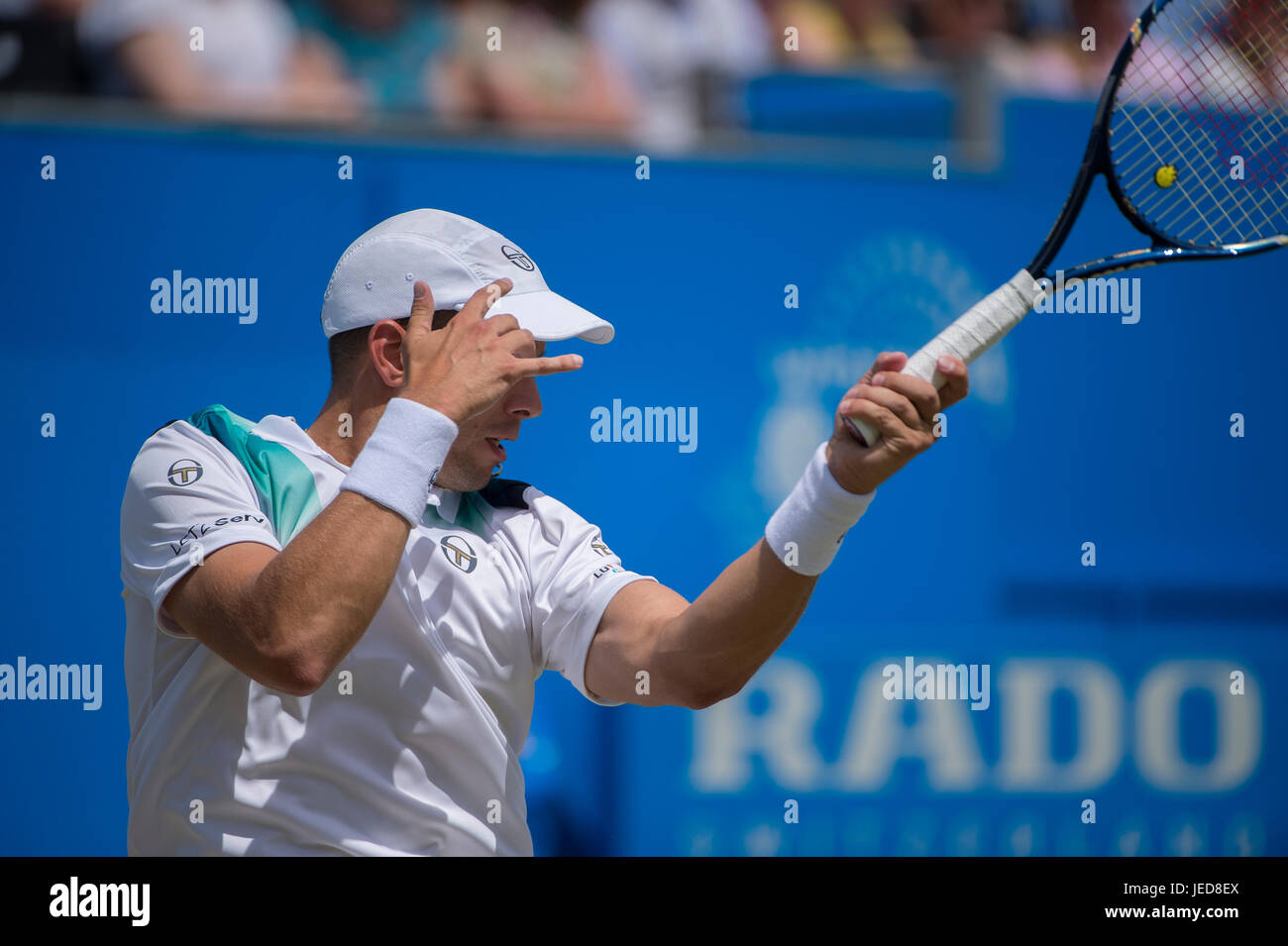 The Queen's Club, London, UK. 23rd June, 2017. Day 5 of the 2017 Aegon
