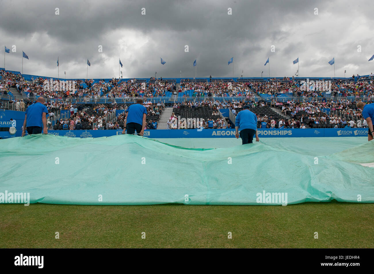 The Queen’s Club, London, UK. 24th June, 2017. Day 6 of the 2017 Aegon